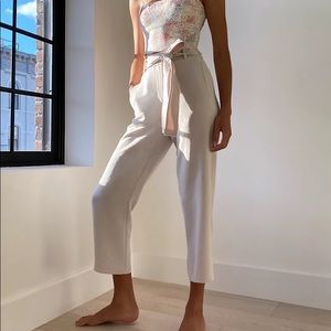 Aritzia tie front pant size 2
